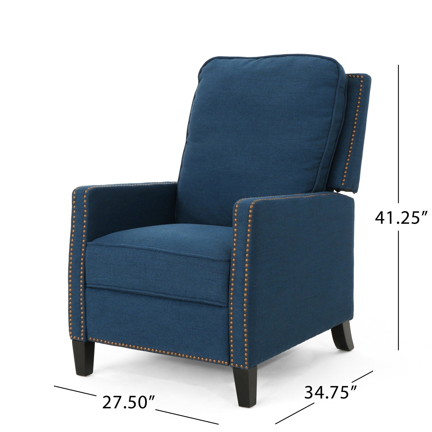 Fauteuil inclinable traditionnel en tissu Cecelia par Christopher Knight Home