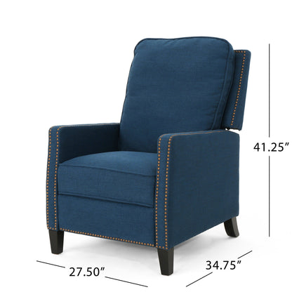 Fauteuil inclinable traditionnel en tissu Cecelia par Christopher Knight Home