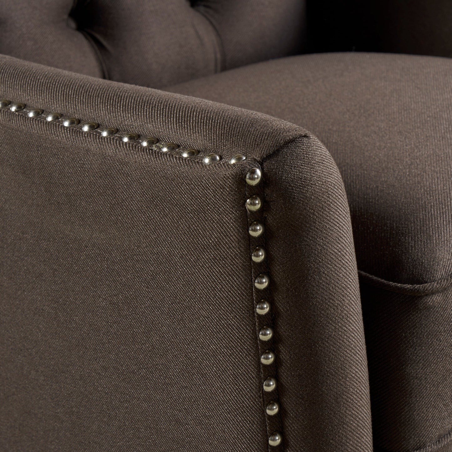 Fauteuil inclinable en tissu capitonné Cerelia par Christopher Knight Home