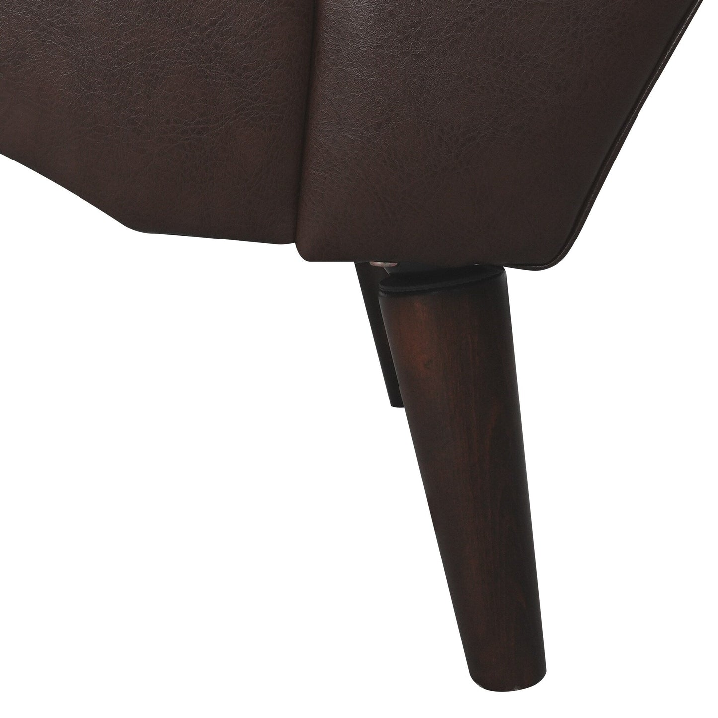 Chaise longue d'intérieur avec accoudoirs, fauteuil d'appoint moelleux, chaise longue rembourrée avec coussin et pieds en bois massif