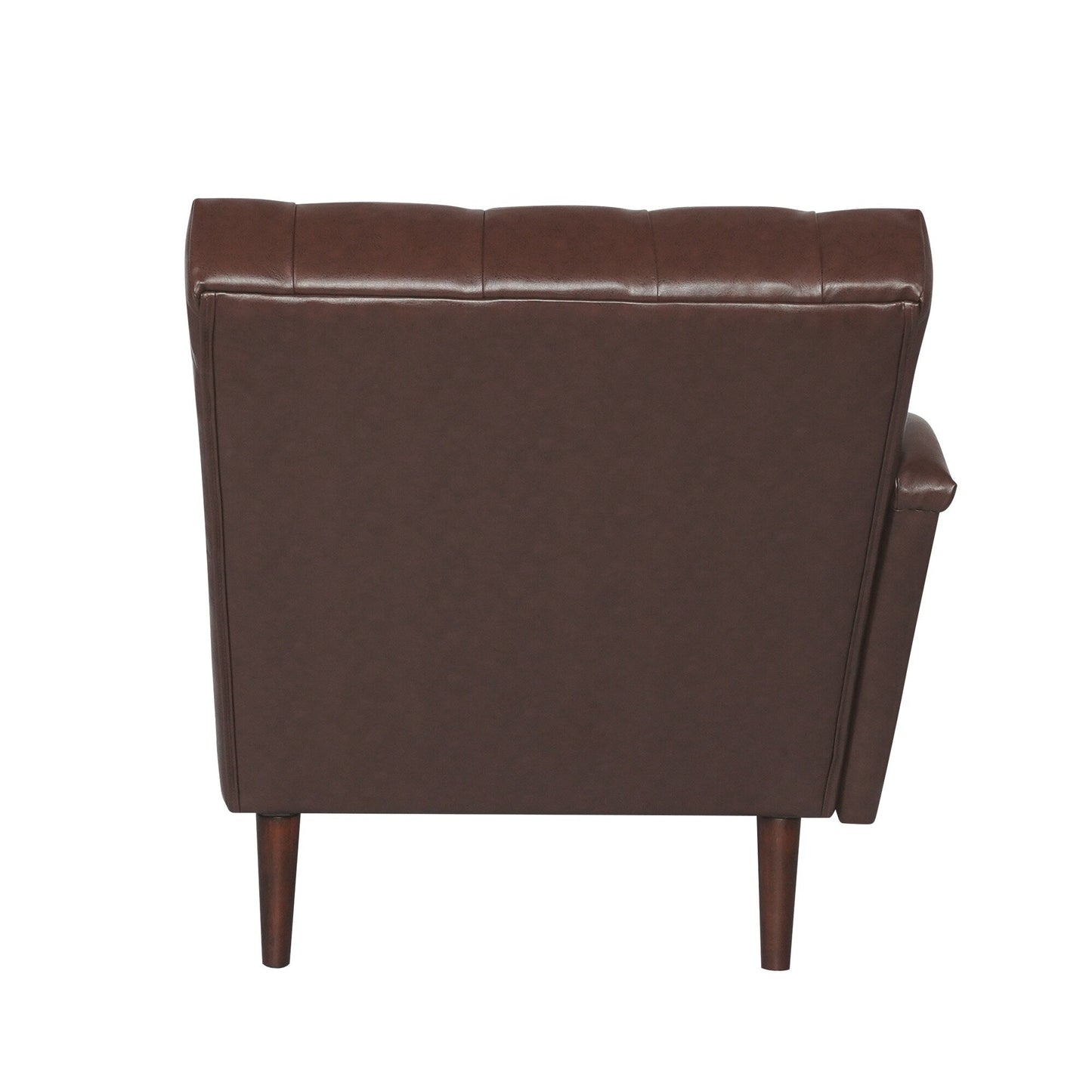 Chaise longue d'intérieur avec accoudoirs, fauteuil d'appoint moelleux, chaise longue rembourrée avec coussin et pieds en bois massif