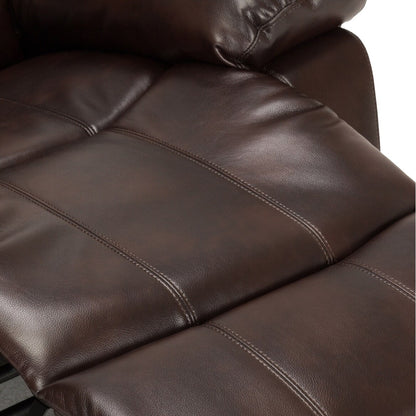 Fauteuil inclinable à bascule Charleston en cuir et gel par Greyson Living