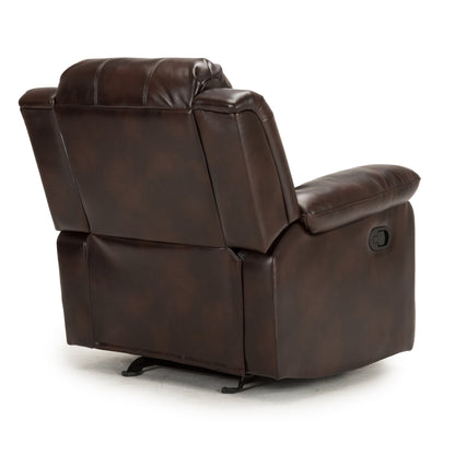 Fauteuil inclinable à bascule Charleston en cuir et gel par Greyson Living
