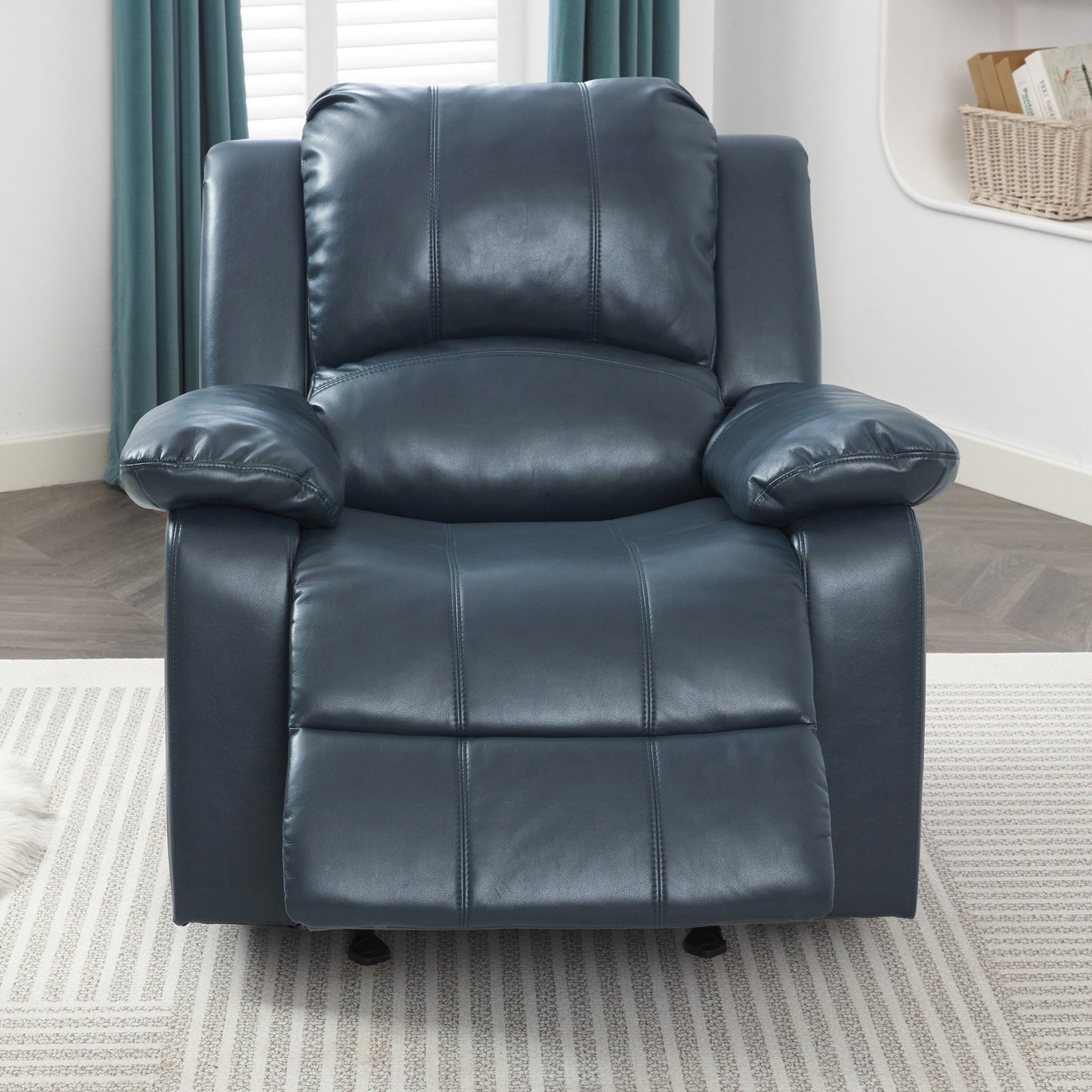 Fauteuil inclinable à bascule Charleston en cuir et gel par Greyson Living