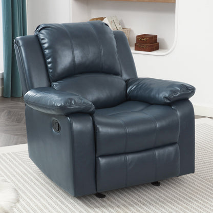 Fauteuil inclinable à bascule Charleston en cuir et gel par Greyson Living