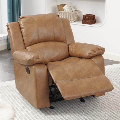 Fauteuil inclinable à bascule Charleston en cuir et gel par Greyson Living