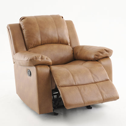 Fauteuil inclinable à bascule Charleston en cuir et gel par Greyson Living