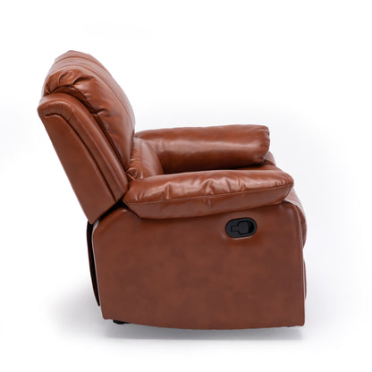 Fauteuil inclinable à bascule Charleston en cuir et gel par Greyson Living