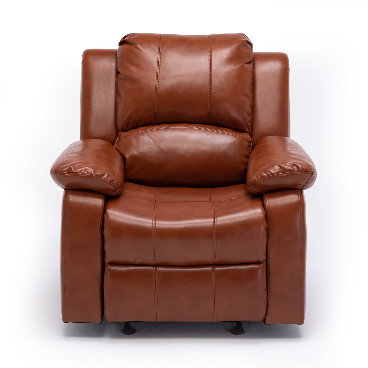 Fauteuil inclinable à bascule Charleston en cuir et gel par Greyson Living