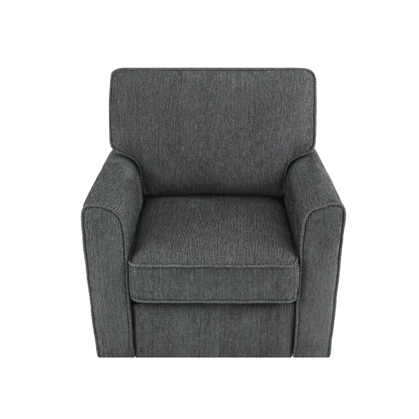 Fauteuil pivotant à 360° en chenille, fauteuil moderne avec poches latérales, fauteuil pivotant, fauteuil inclinable ergonomique pour chambre à coucher
