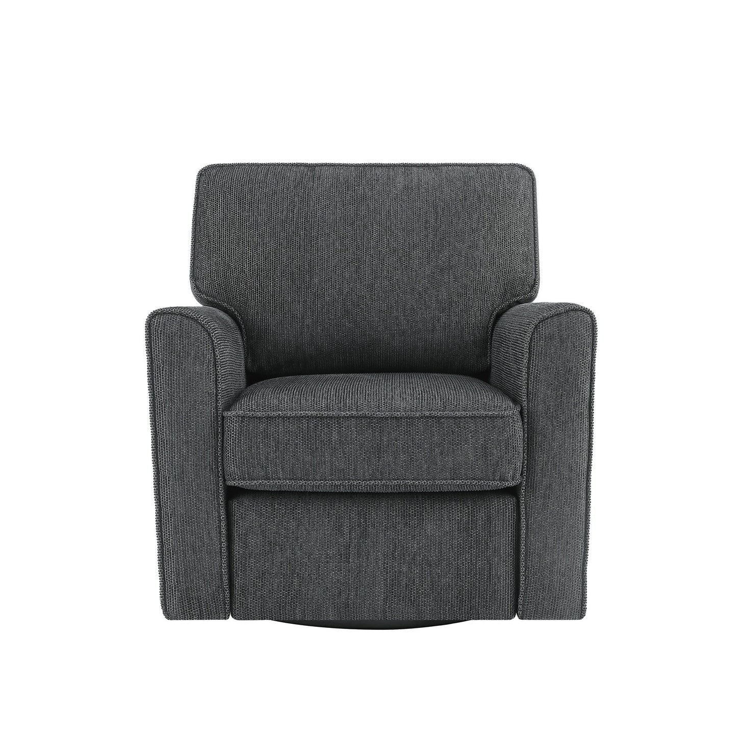 Fauteuil pivotant à 360° en chenille, fauteuil moderne avec poches latérales, fauteuil pivotant, fauteuil inclinable ergonomique pour chambre à coucher