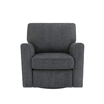 Fauteuil pivotant à 360° en chenille, fauteuil moderne avec poches latérales, fauteuil pivotant, fauteuil inclinable ergonomique pour chambre à coucher