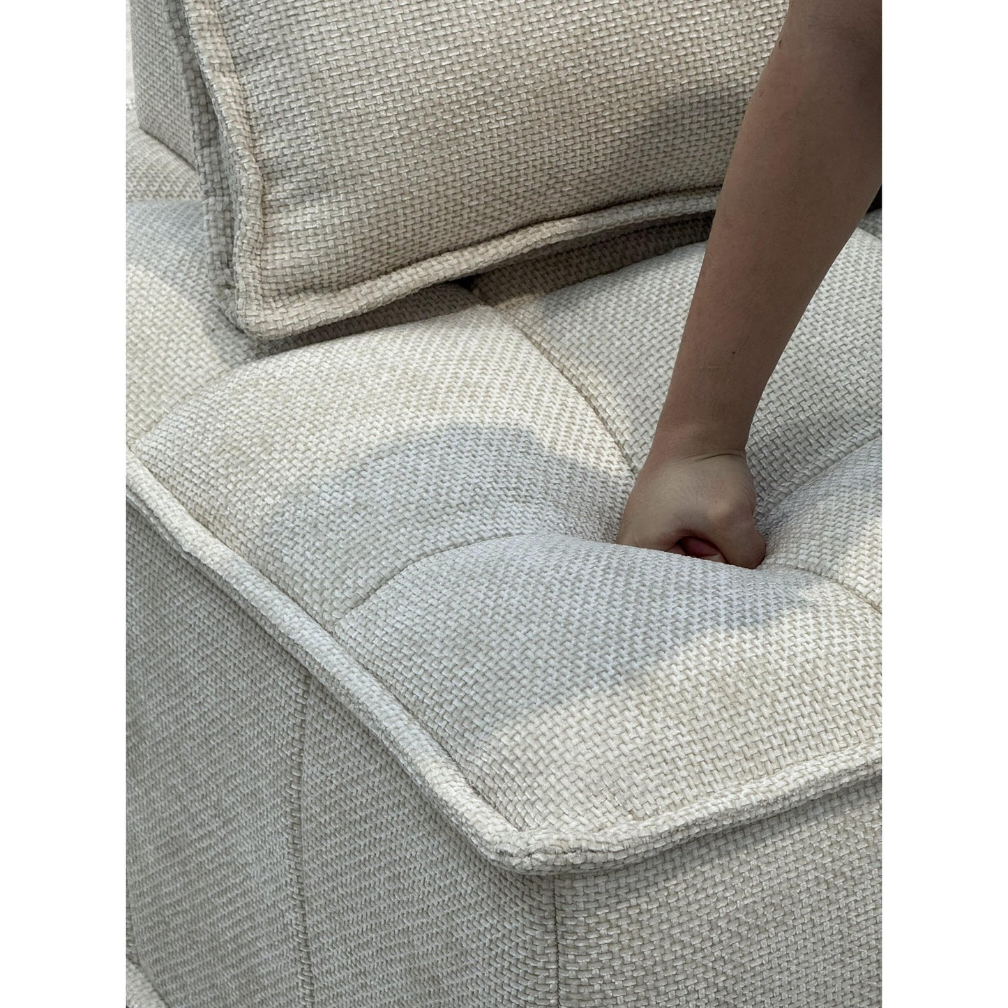 Ensemble de canapés modulaires Chenille 6 pièces