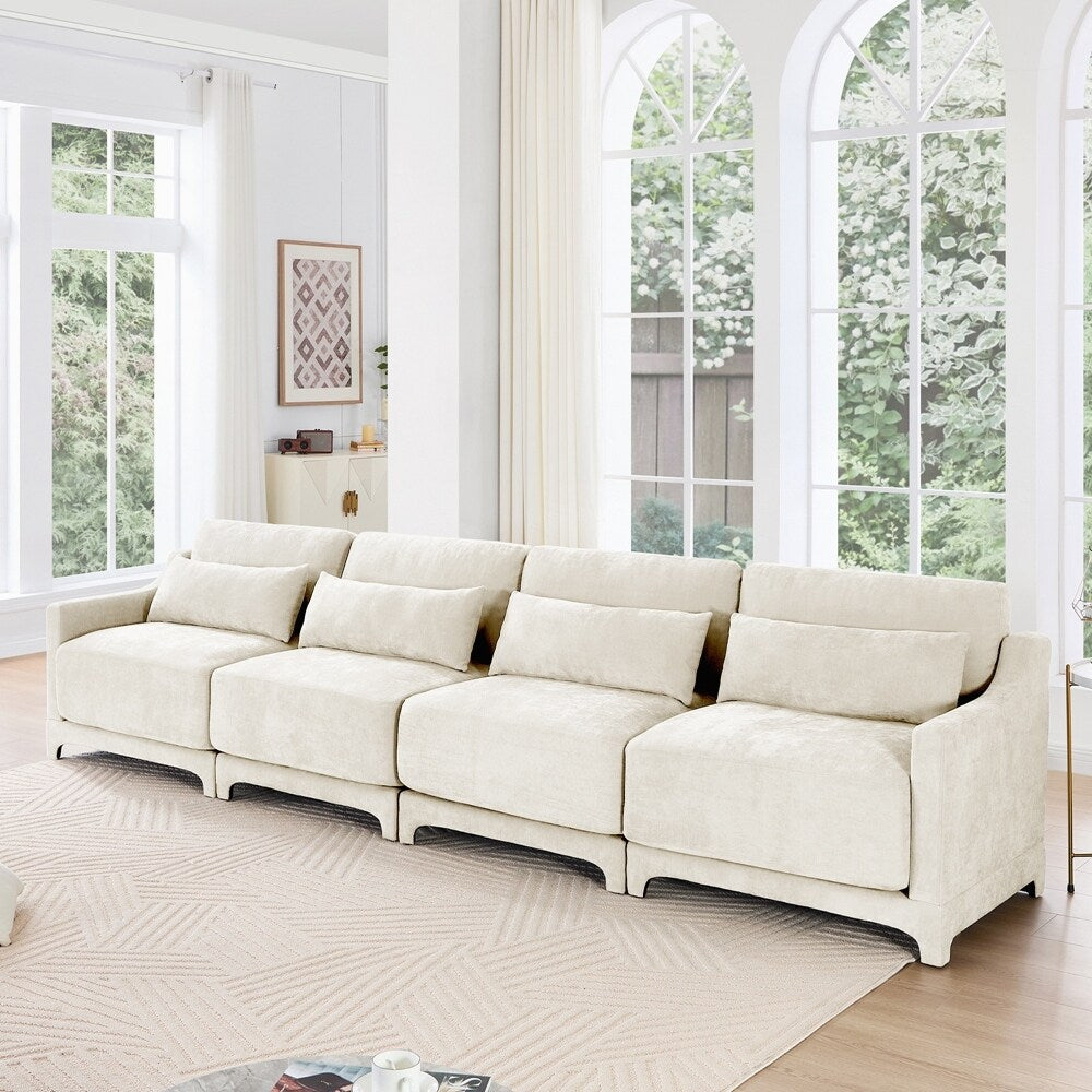 Canapé en tissu chenille