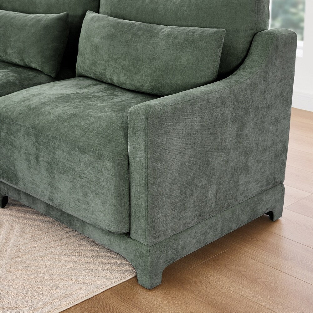 Canapé en tissu chenille