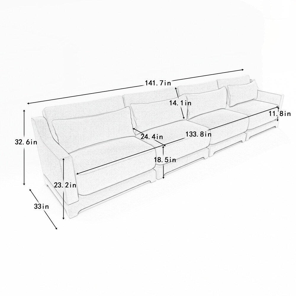 Canapé en tissu chenille