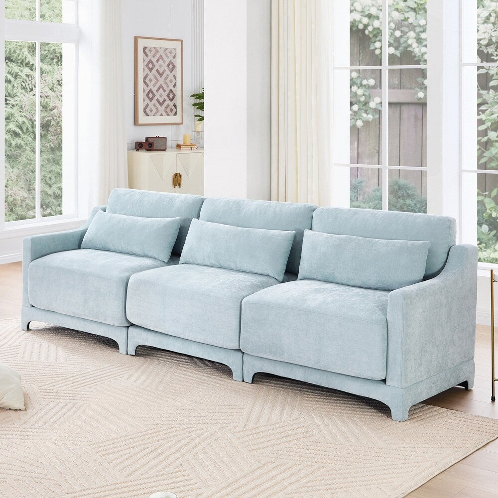 Canapé en tissu chenille