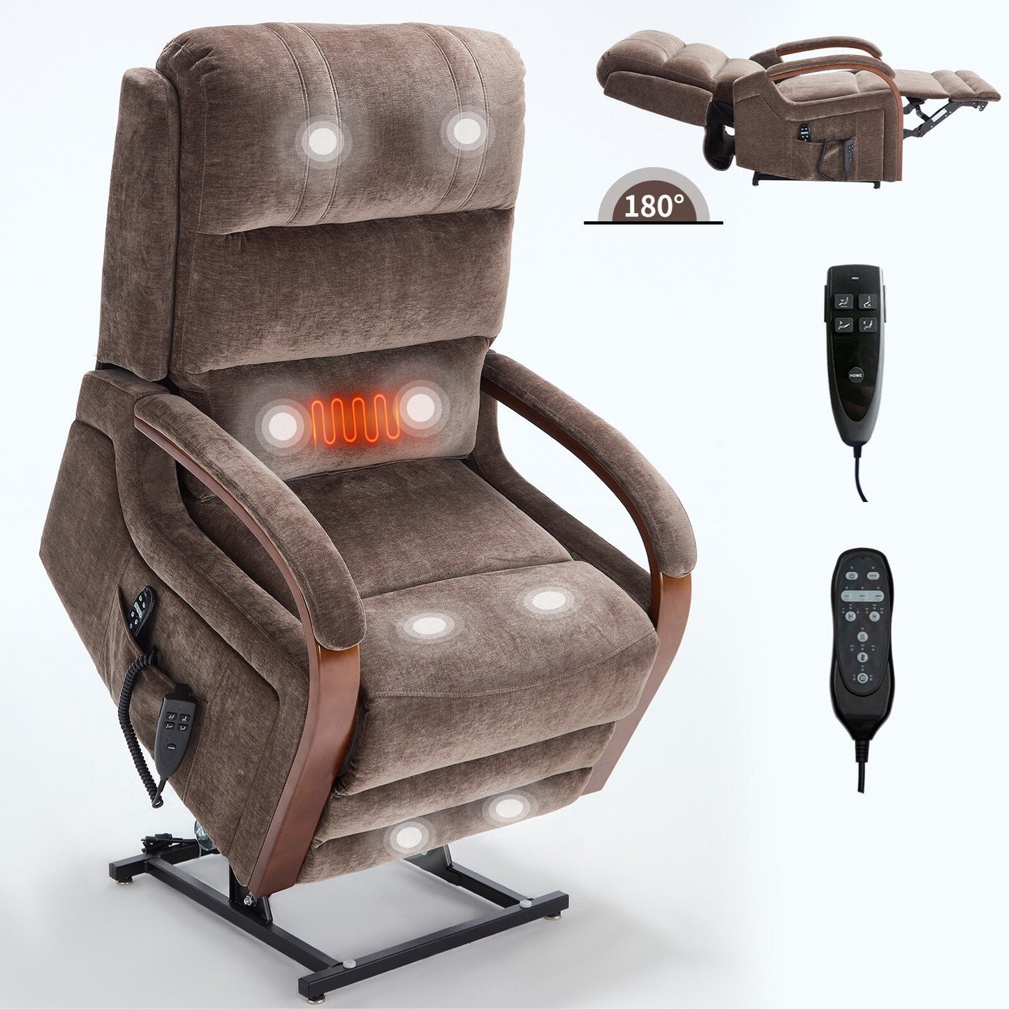 Fauteuil inclinable relevable en chenille