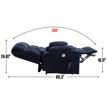 Fauteuil inclinable électrique en chenille