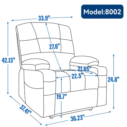 Fauteuil inclinable électrique en chenille