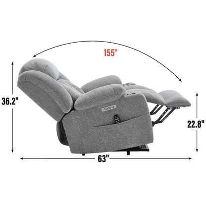 Fauteuil inclinable électrique en chenille