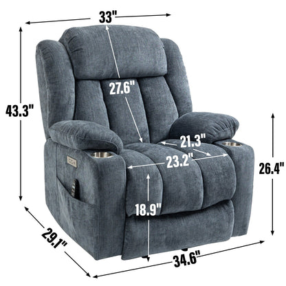 Fauteuil inclinable électrique en chenille