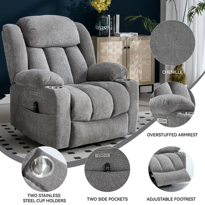 Fauteuil inclinable électrique en chenille