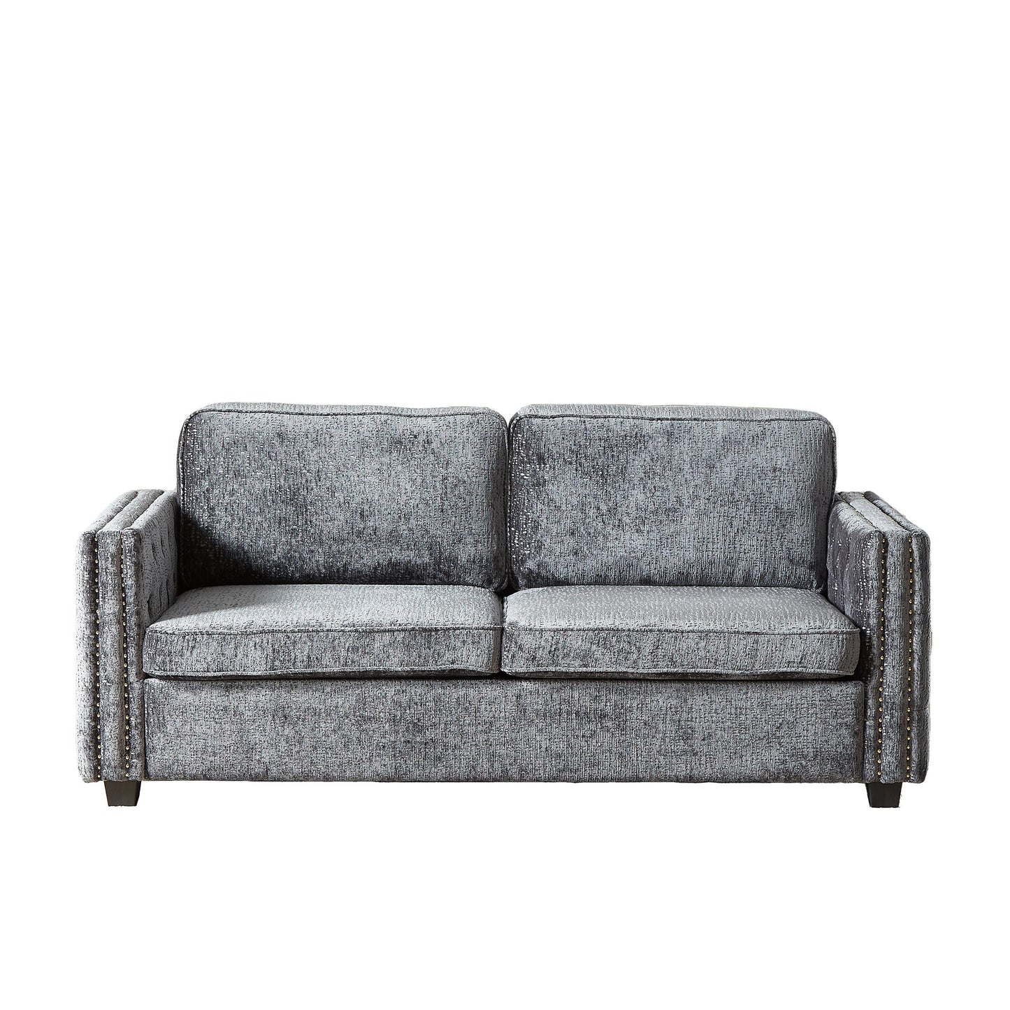 Canapé-lit en chenille avec matelas en mousse à mémoire de forme