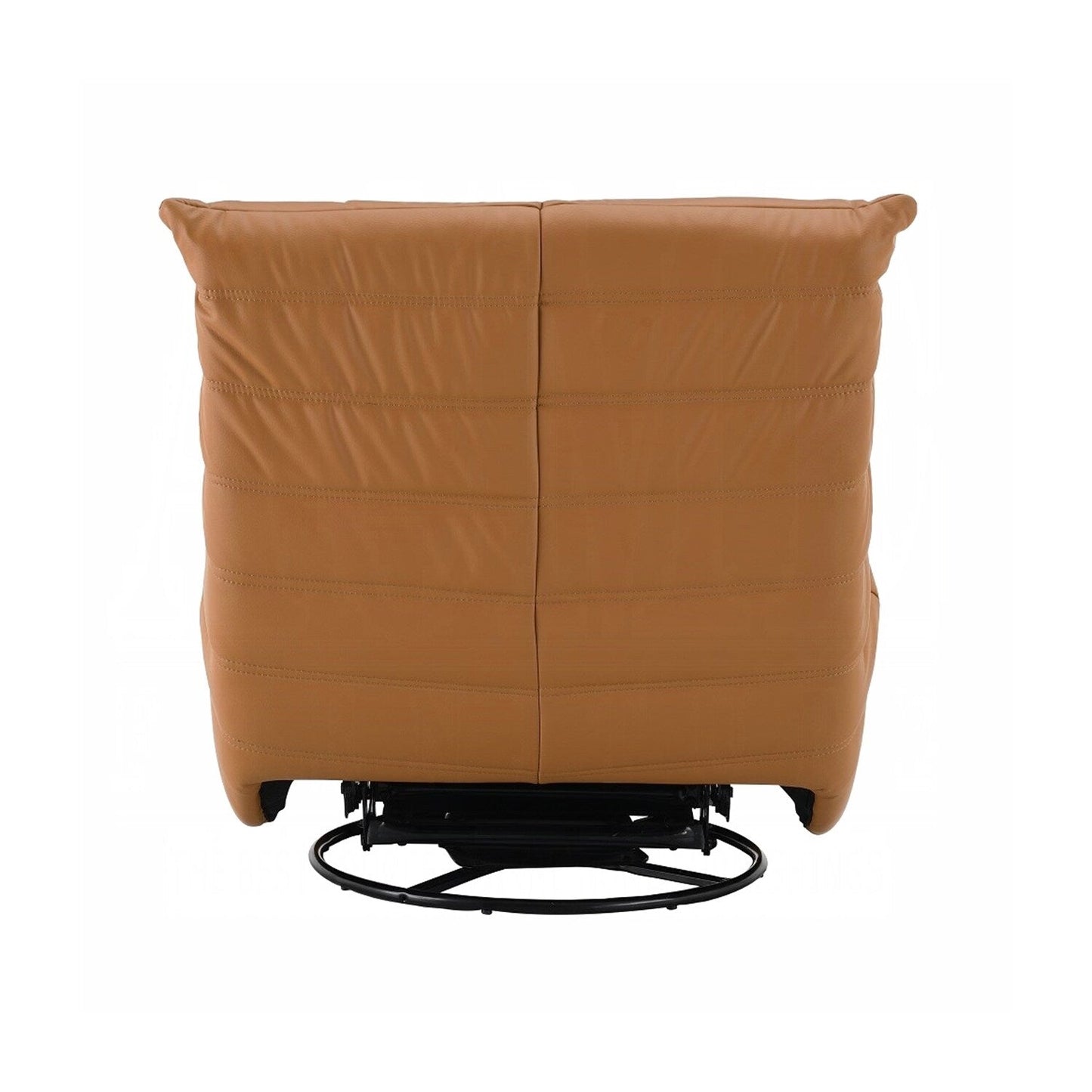 Fauteuil inclinable manuel rembourré en chenille avec pivot