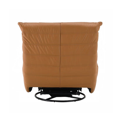 Fauteuil inclinable manuel rembourré en chenille avec pivot