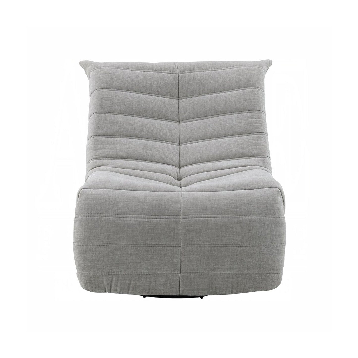Fauteuil inclinable manuel rembourré en chenille avec pivot