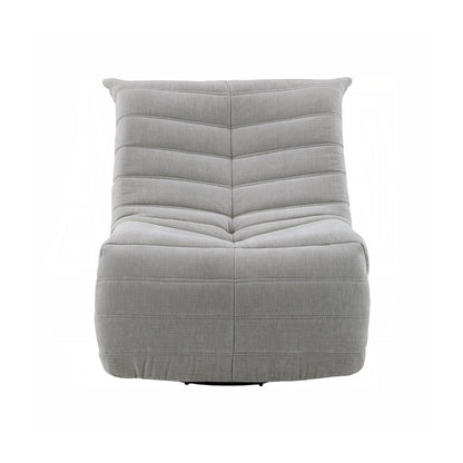 Fauteuil inclinable manuel rembourré en chenille avec pivot