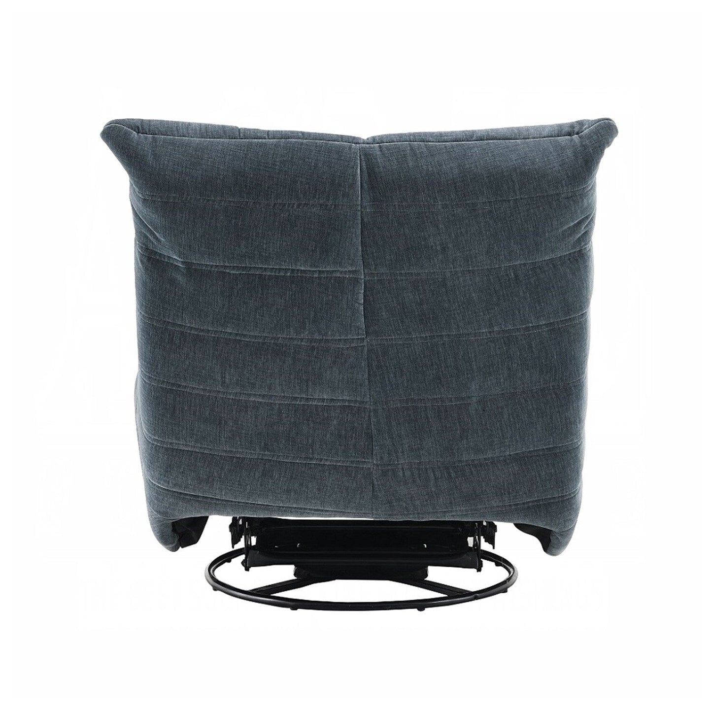 Fauteuil inclinable manuel rembourré en chenille avec pivot