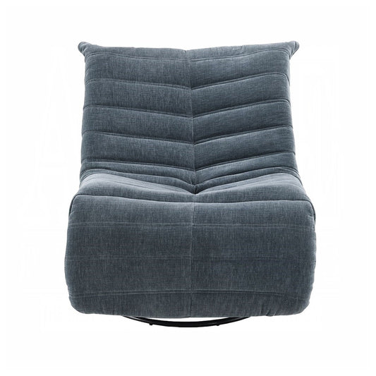 Fauteuil inclinable manuel rembourré en chenille avec pivot