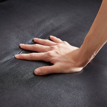 Canapé 3 places Chesterfield 85.5 en tissu technique avec coussins