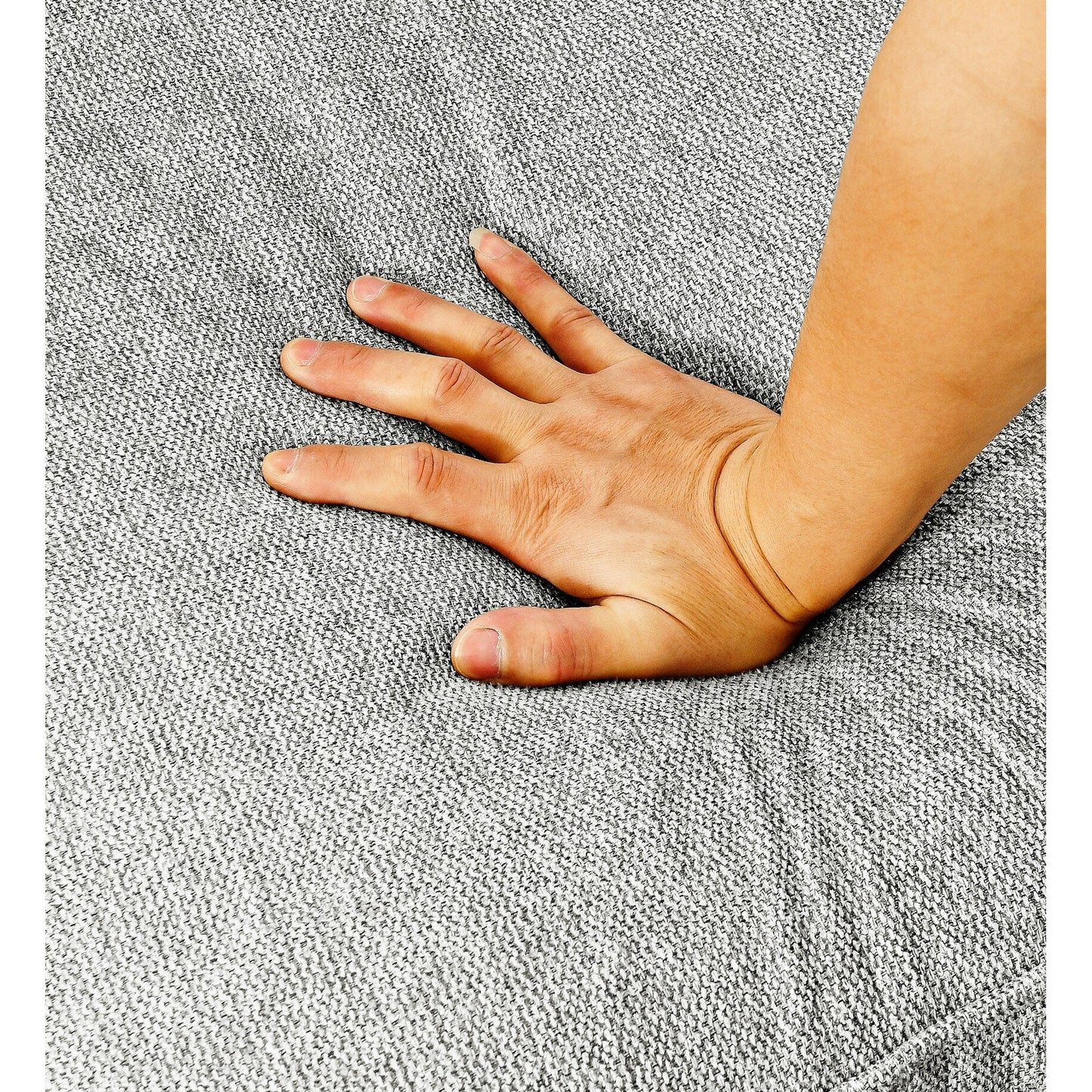 Canapé Chesterfield capitonné 3 places en PU avec accoudoirs à volutes et décoration cloutée