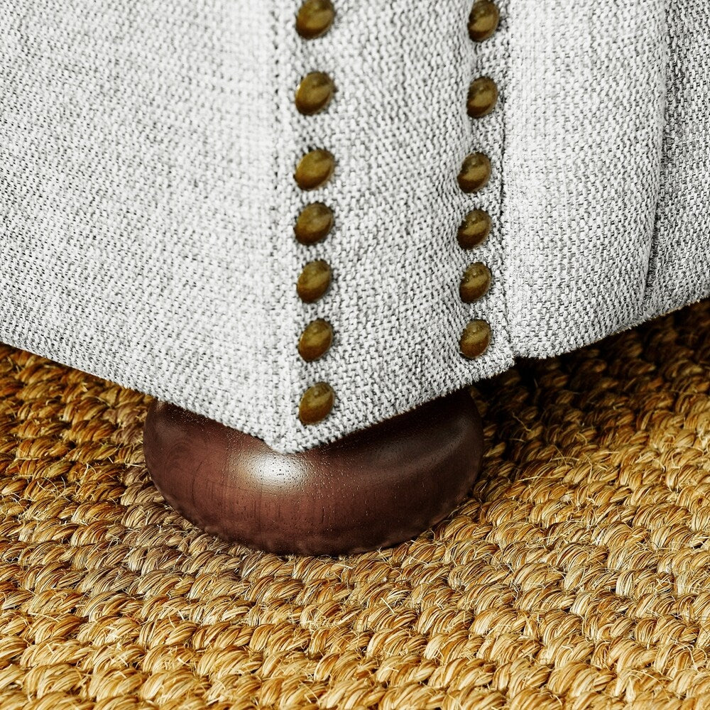 Canapé Chesterfield capitonné rembourré en PU 3 places