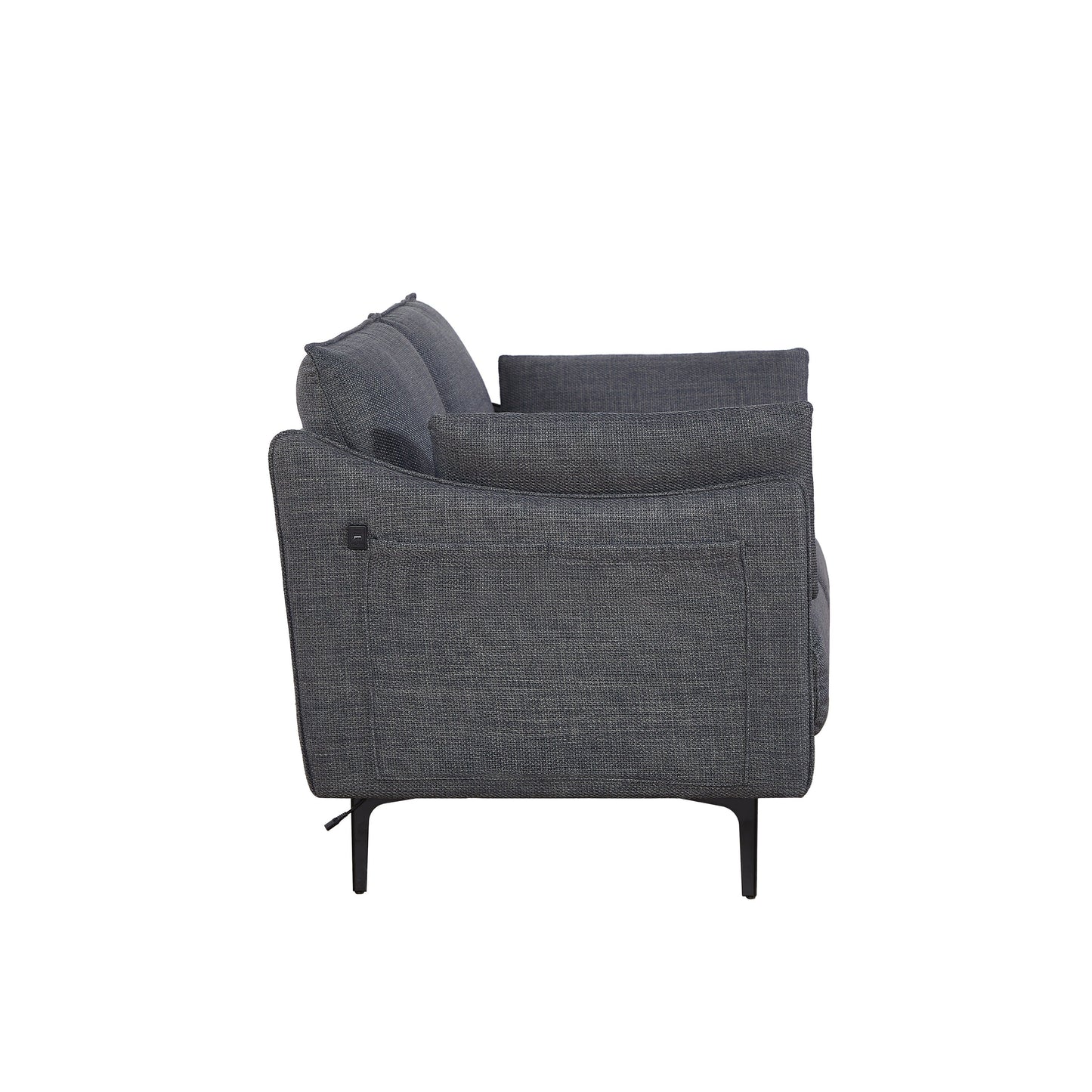 Christopher Knight Home - Canapé 2 places avec pieds en métal et coussins