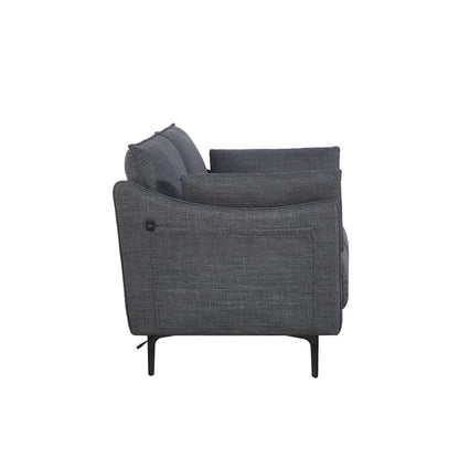 Christopher Knight Home - Canapé 2 places avec pieds en métal et coussins