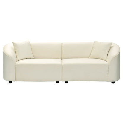 Christopher Knight Home - Canapé incurvé sculptural Allegra de 87 pouces