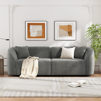 Christopher Knight Home - Canapé incurvé sculptural Allegra de 87 pouces