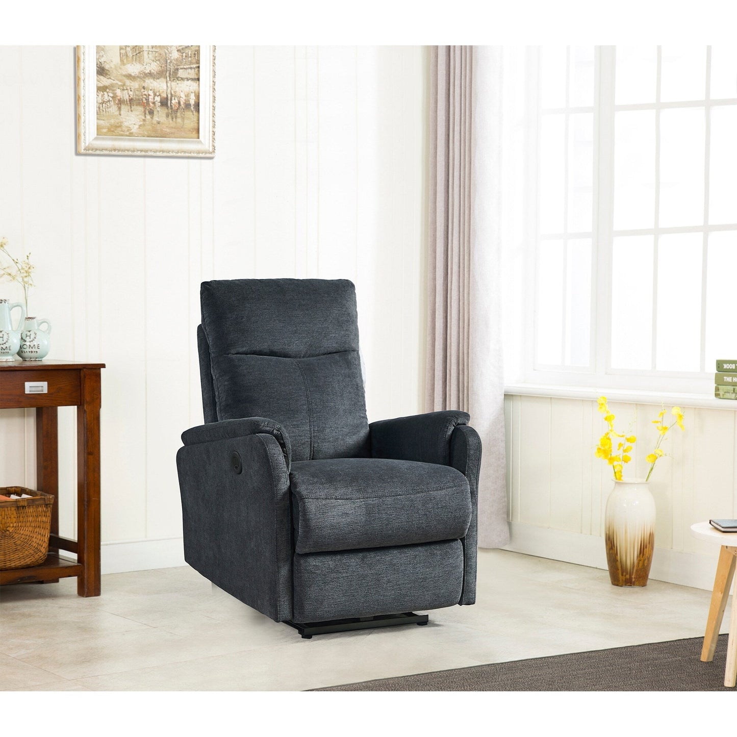Christopher Knight Home - Fauteuil inclinable électrique Hudson avec chargement USB