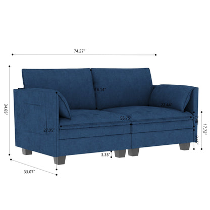 Christopher Knight Home - Canapé causeuse Sophia de style milieu de siècle