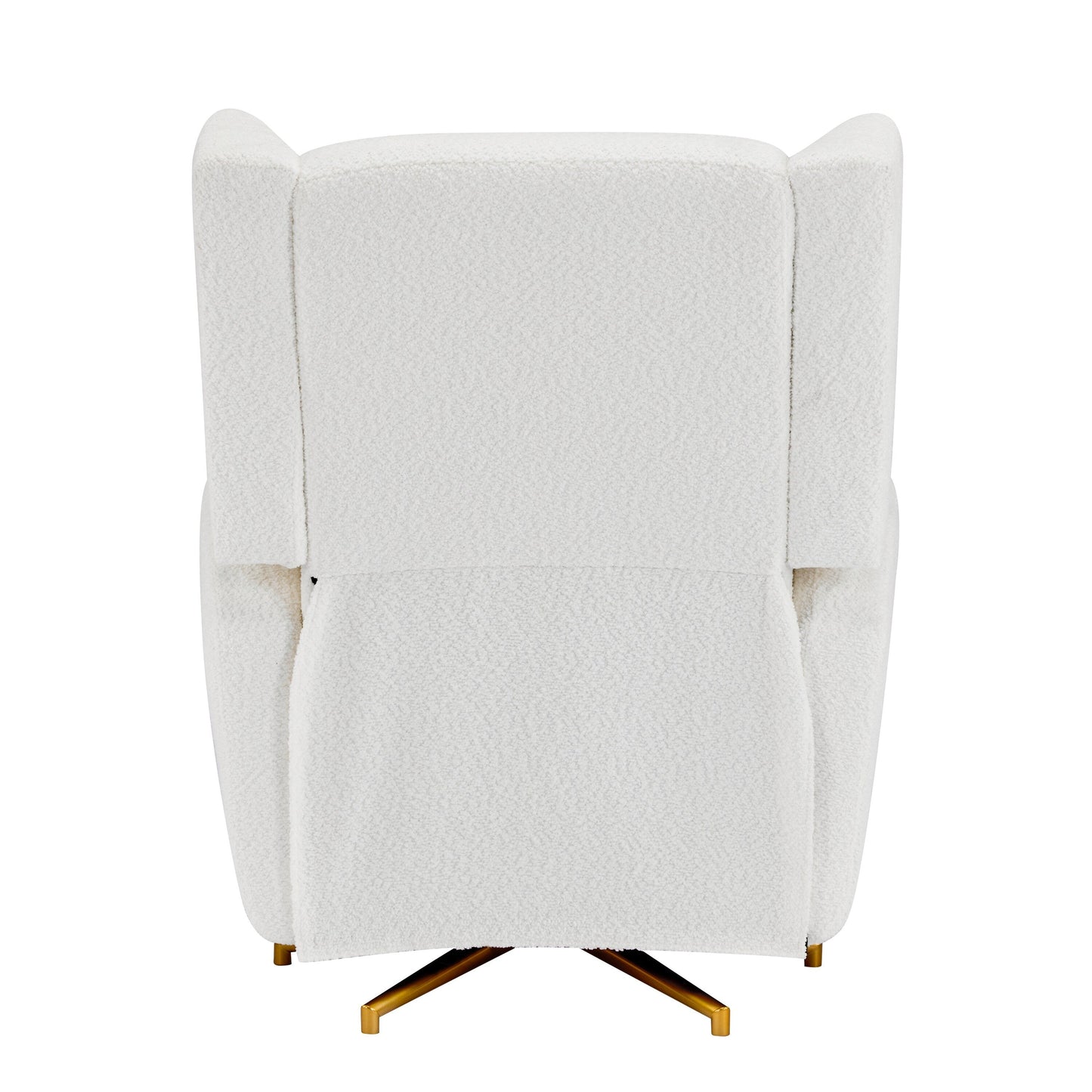 Christopher Knight Home - Fauteuil inclinable pivotant électrique Starling avec base en métal doré