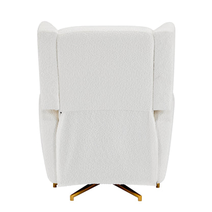 Christopher Knight Home - Fauteuil inclinable pivotant électrique Starling avec base en métal doré