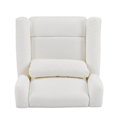 Christopher Knight Home - Fauteuil inclinable pivotant électrique Starling avec base en métal doré