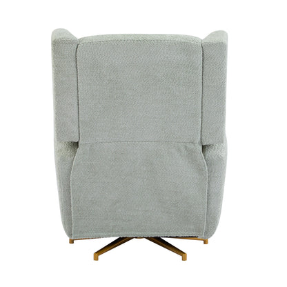 Christopher Knight Home - Fauteuil inclinable pivotant électrique Starling avec base en métal doré