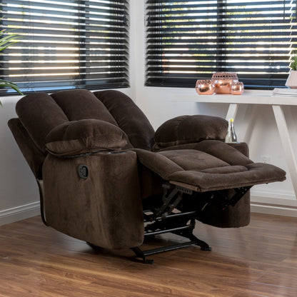 Fauteuil club inclinable en tissu Gannon de Christopher Knight Home