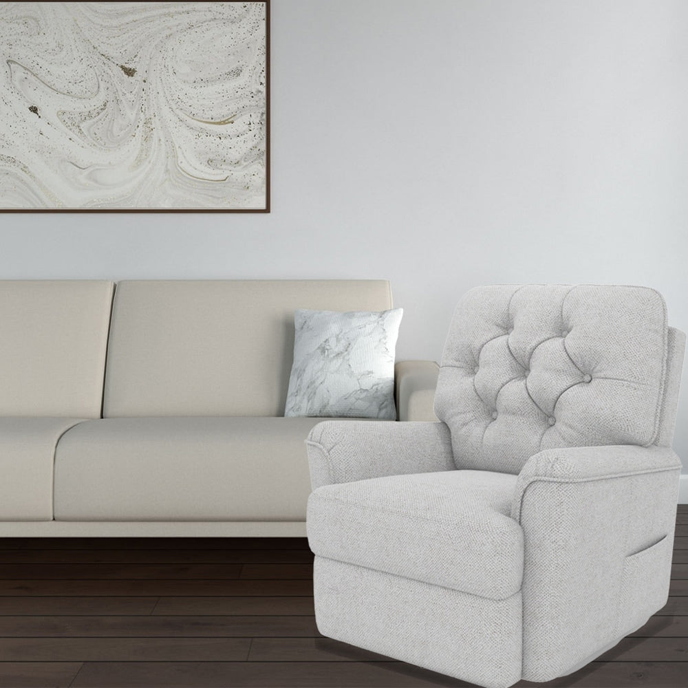 Fauteuil inclinable Chromcraft Arbor en finition gris foncé