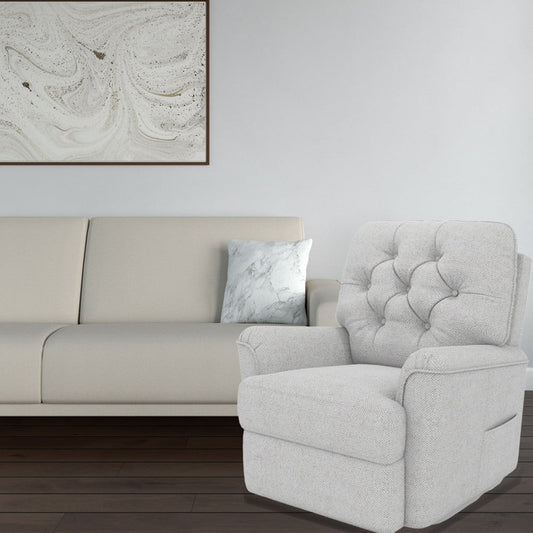 Fauteuil inclinable Chromcraft Arbor en finition gris foncé